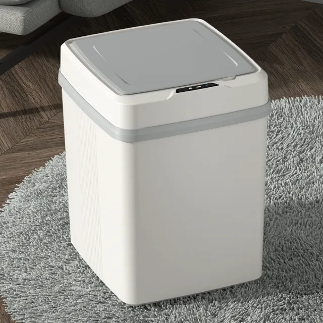 Smart trash basket with home sensor for kitchen and toilet