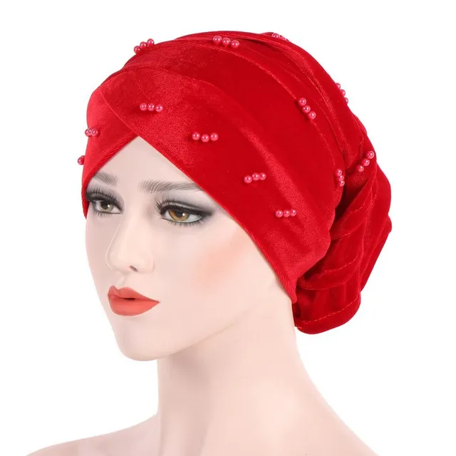 Turban pentru femei cu mărgele