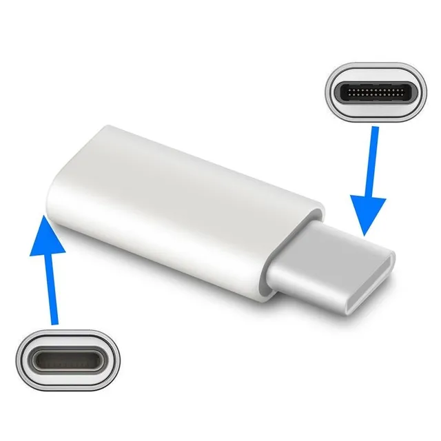 USB-C-ről Lightningra történő redukció