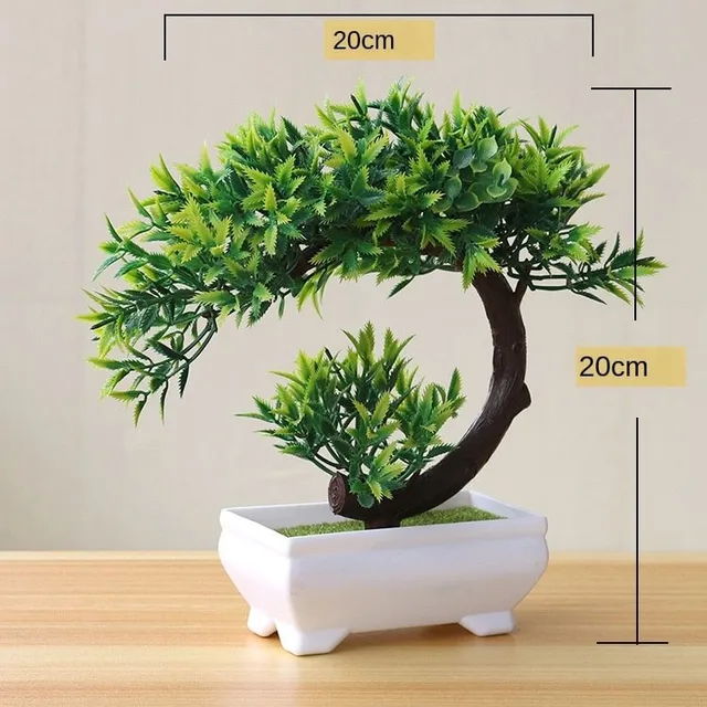 Bonsai artificial decorativ în ghiveci