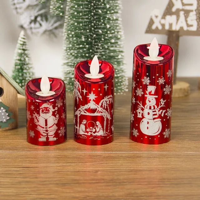 Christmas style LED candle