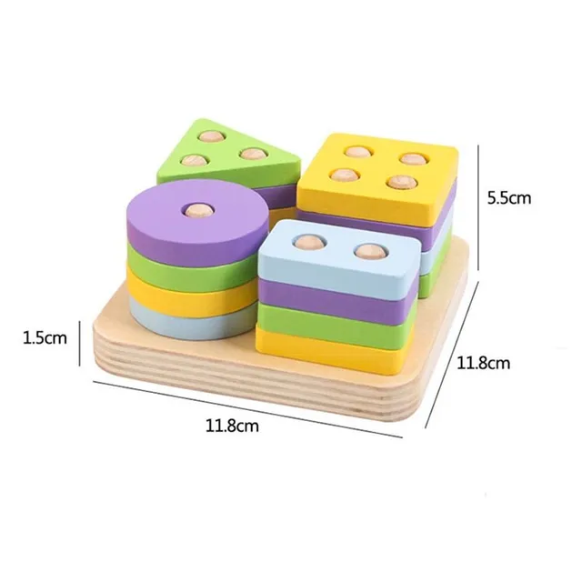 Montessori wooden educational kit for early learning