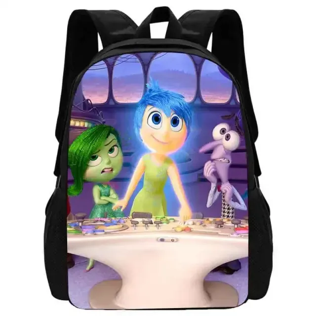 Stylish school backpack with small front pocket in motifs characters from a fairy tale In the head 2 - Inside Out 2