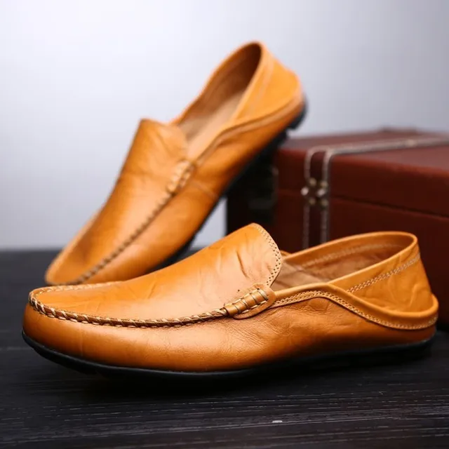 Luxury men's breathable loafers