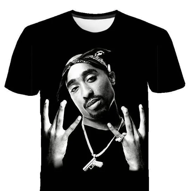 Luxury modern t-shirt 2pac HT0039 XXS