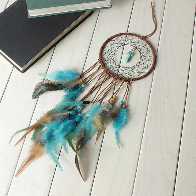 Colourful dream catcher with feathers Mi1350