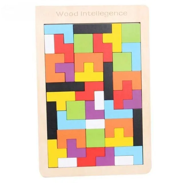 Gyerekek fa puzzle - Tetris