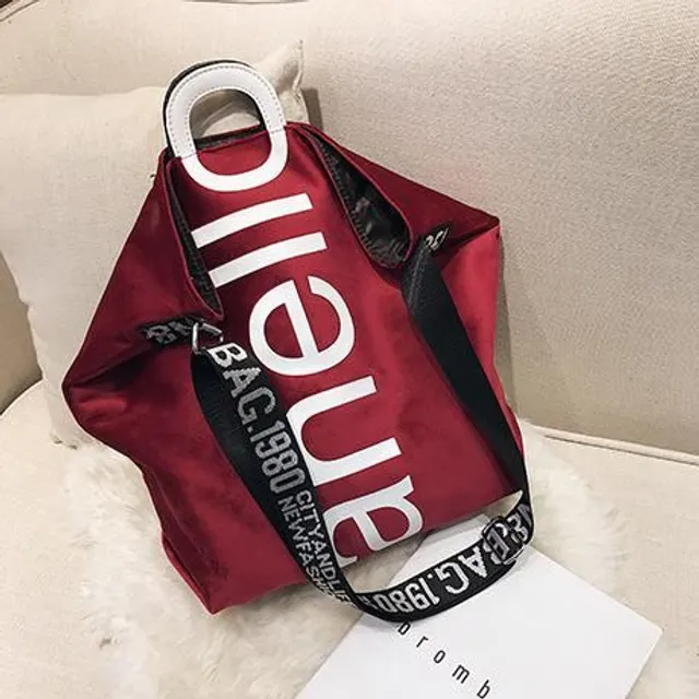Dámská velká kabelka Shopping bag red