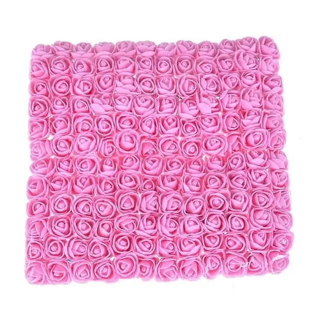 Mini rózsák 144 db deep-pink