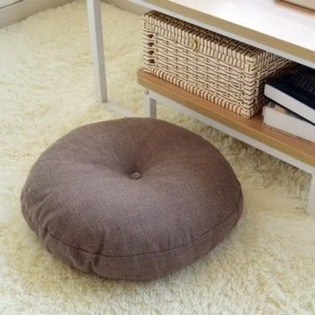 Coussin rond pour s'asseoir