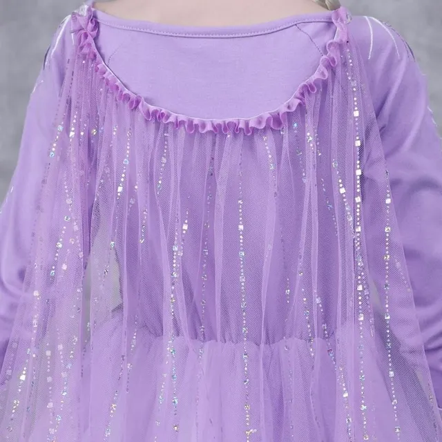 Robe de princesse Elsa pour fille du film Frozen 2