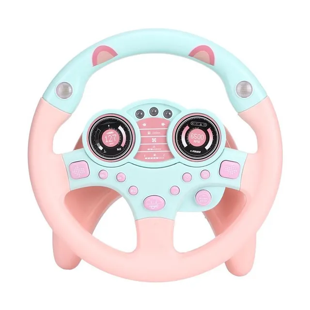 Children's electric interactive steering wheel