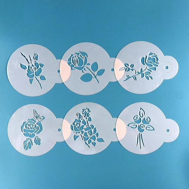 Cake decorating stencils flowers 6 k