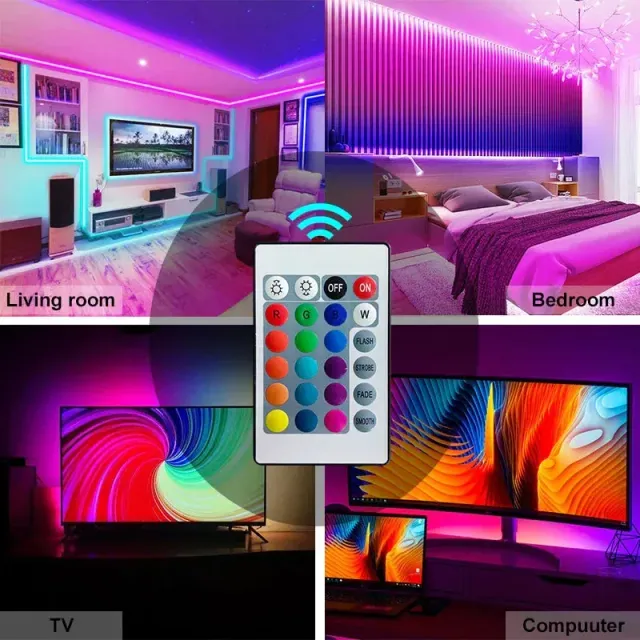 Taśma LED z adapterem Bluetooth WIFI