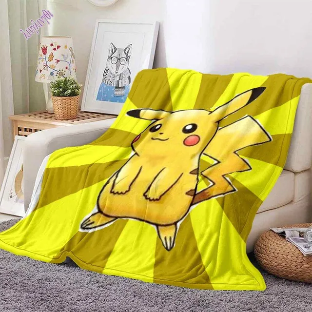 3D Pikachu Ultra Lightweight Blanket 2 75x90cm29x35-in