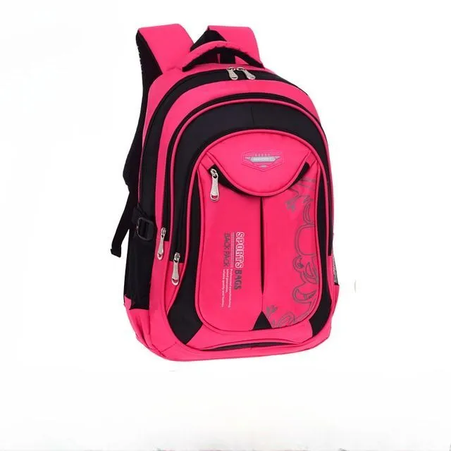 Stylish waterproof school backpack for teenagers