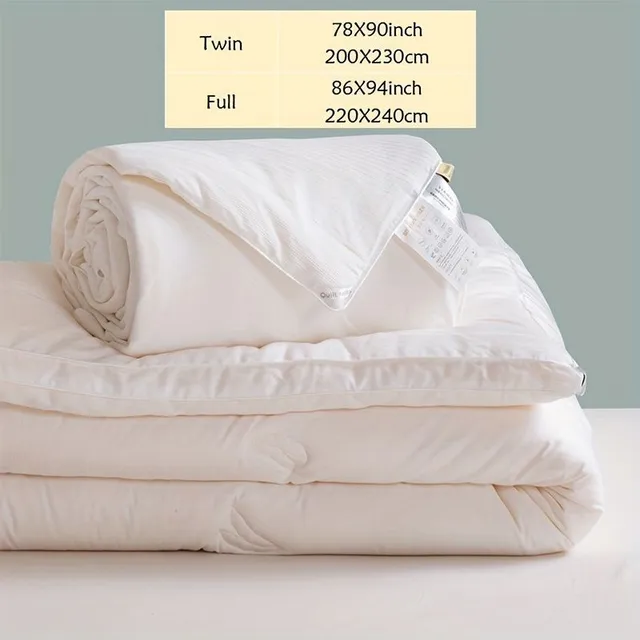 1 Piece 100% Cotton Jacquard Year-round Insertion into the duvet with embroidery, Powered Soft Comfortable and Warm 20% Soy Soy Fibers Do the duvet, Mechanically Workable Warm Feathers Do Bedrooms