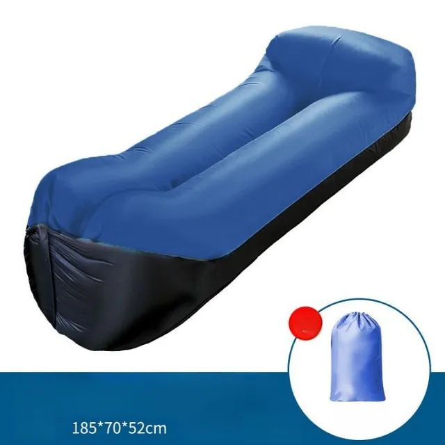 Inflatable waterproof portable deckchair - suitable for garden, beach, camping