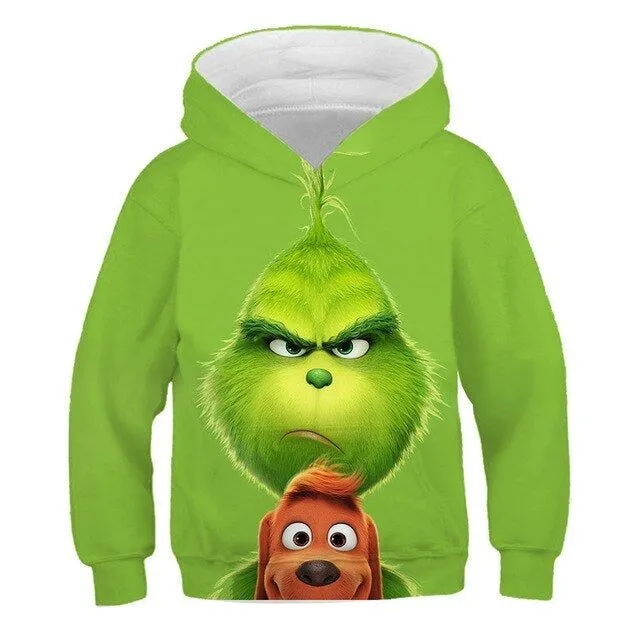 Grinch sweatshirt for kids - more variants