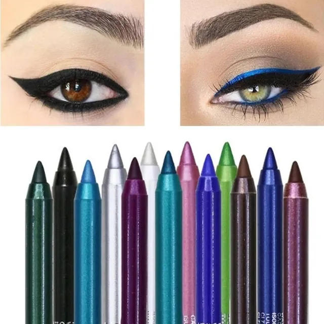 Long-lasting waterproof eye pencil - various colours