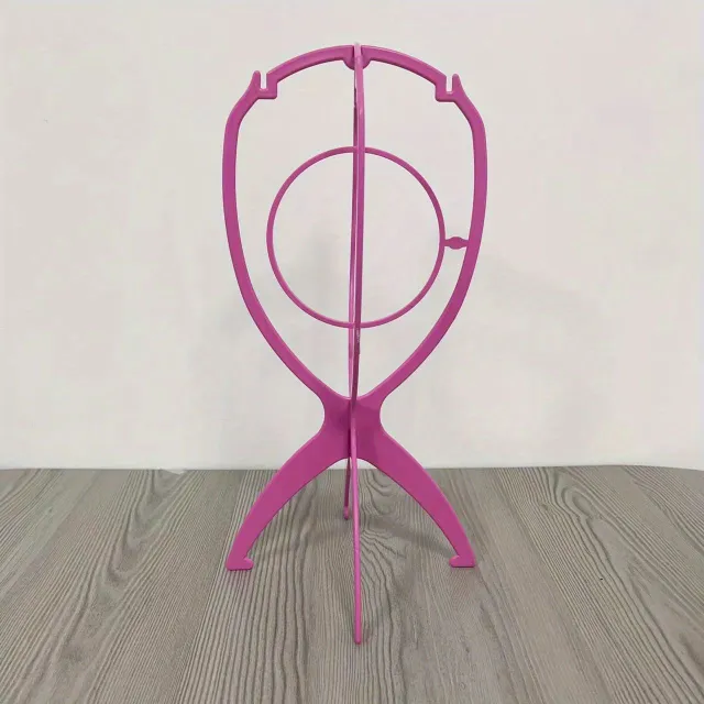 Portable wig stand for women - travel stand for head wig with the function of editing and saving