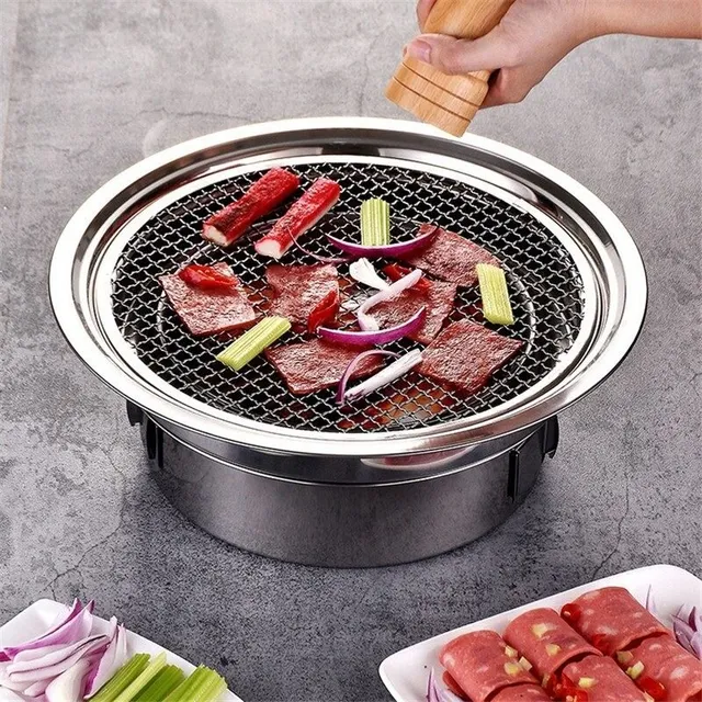 Portable coal grill