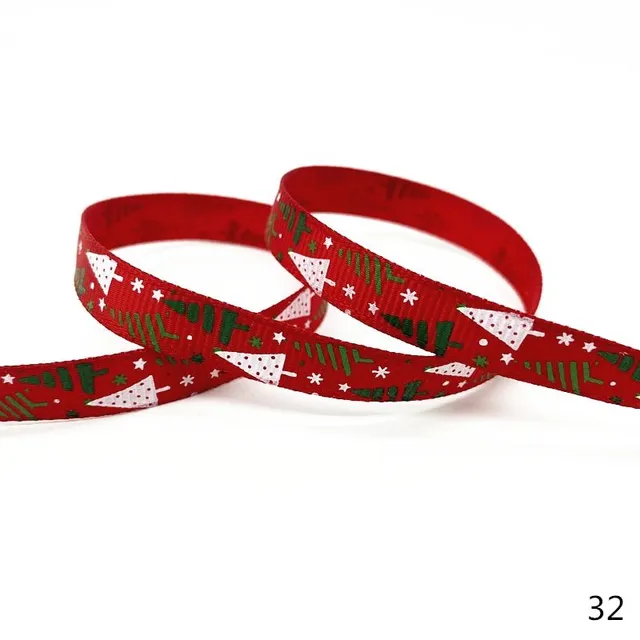 Christmas ribbon with print