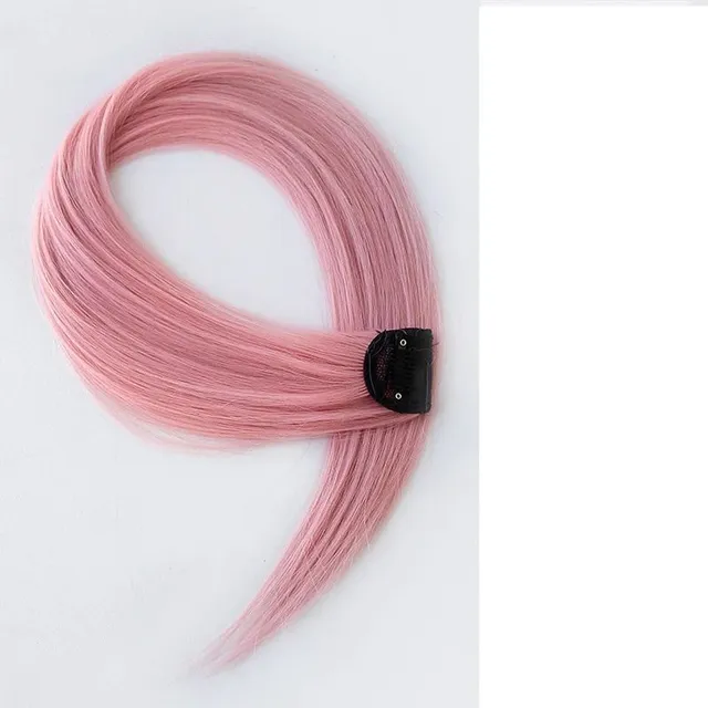 Colored artificial hair extensions soft to the hair creating a trendy look Alinafe