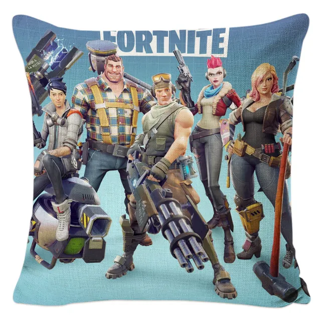 Poszewka na poduszkę z fajnym wzorem popularnej gry Fortnite