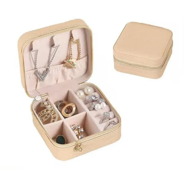 Ladies jewellery organiser - rectangular jewellery box