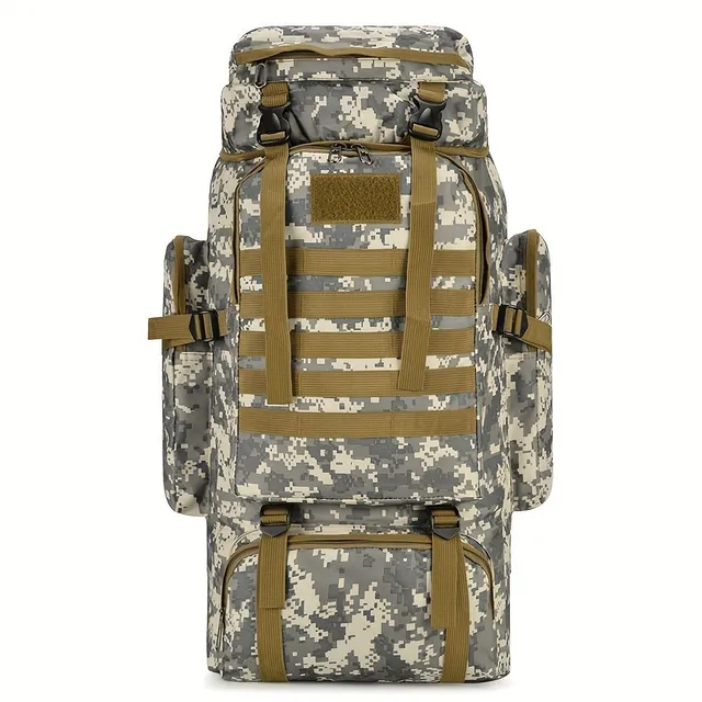 Sac à dos imperméable 80L pour entraînement en plein air, camping, chasse et trekking