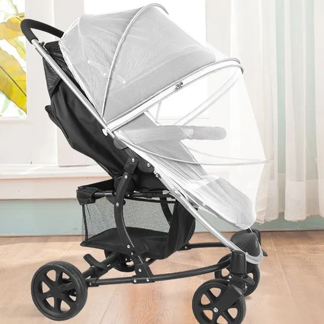 Luxurious modern single-color stylish net with fixed structure for strollers - more colors