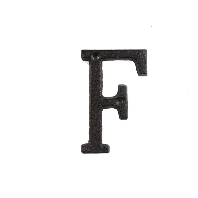 Decorative iron letter C527