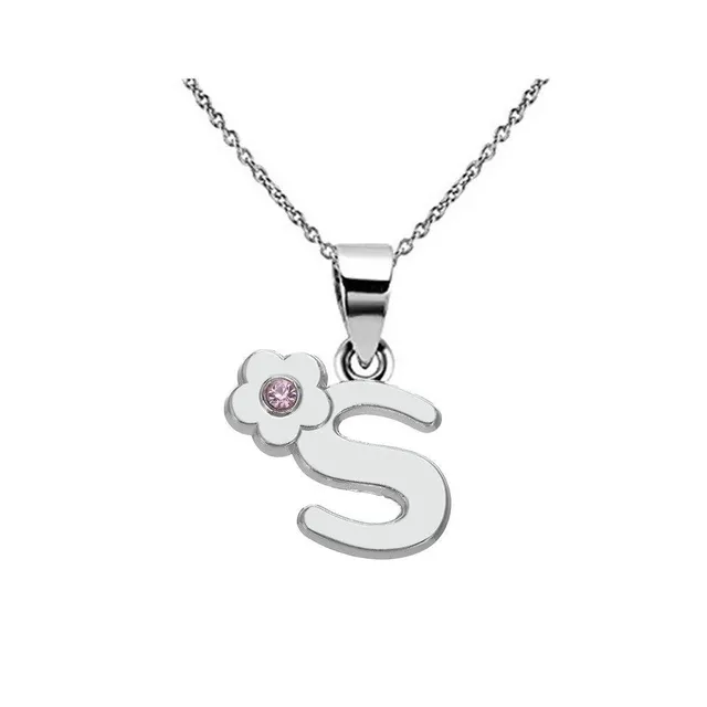 Luxury pendant with initial Amalric