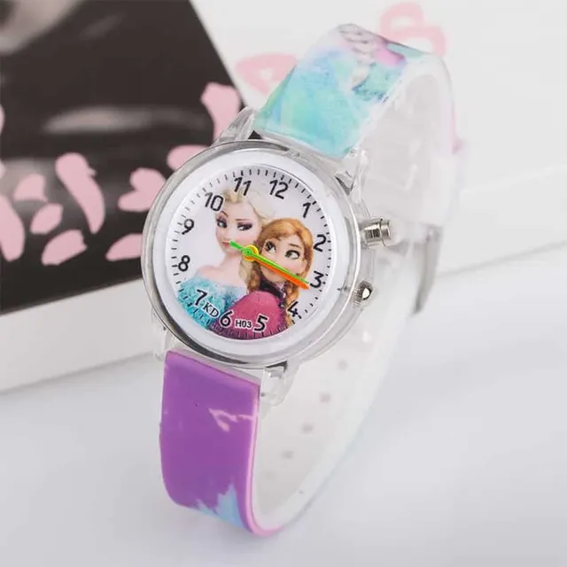 Zegarek na rękę dla dziewczynek | Ice Kingdom lighten-purple