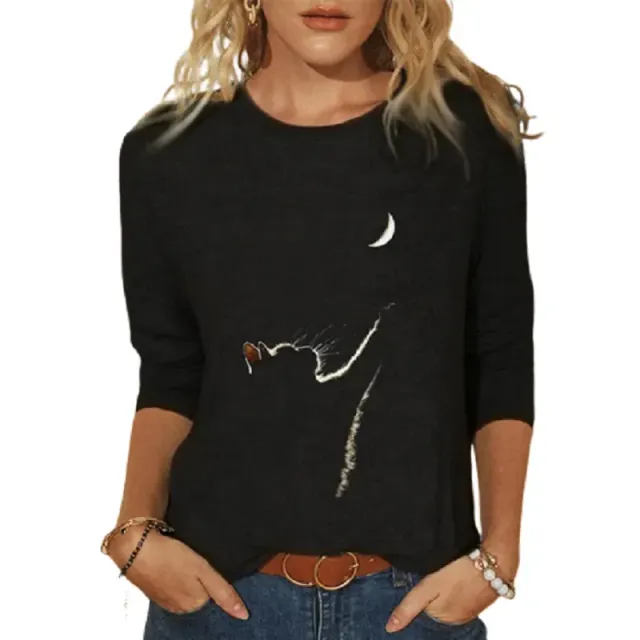 T-shirts with long sleeve for women, Slim Fit