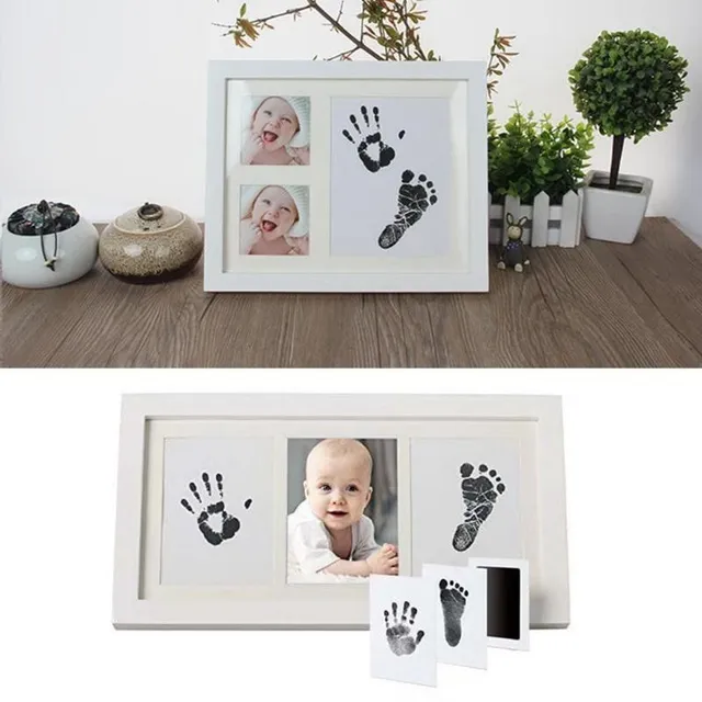 Plate for child's hand or footprint - multiple colours