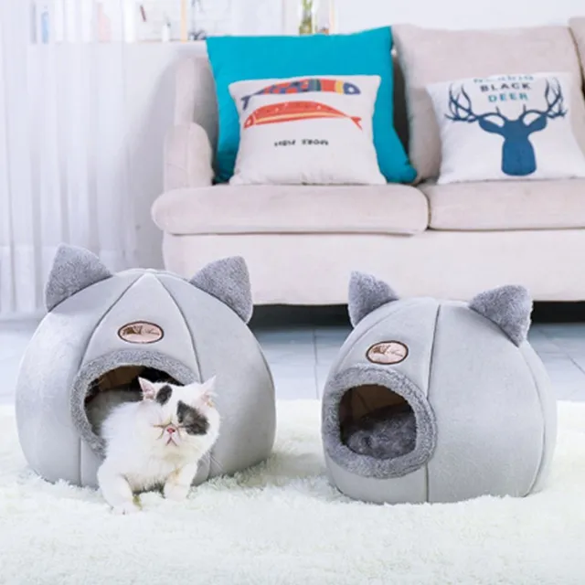 Luxusné teplučký pelech pre mačky a mačiatka Kitty