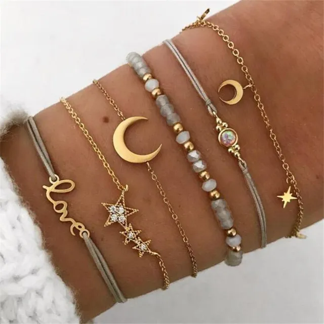 Conjunto de pulseras originales Indica para mujer