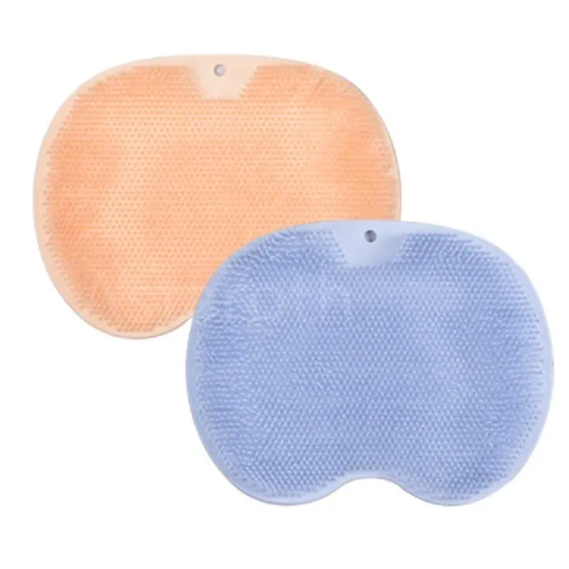 2szt Foot Washing Brush Silicone Bath Massage Foot Pad Shower Massage Bathroom Non-Slip Anti-Slip Foot Washing Pad