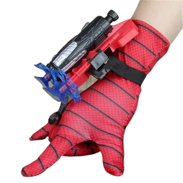 Stylish glove spider-man with ejection plugs