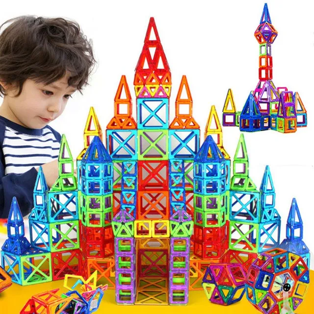 Magnetic building set 184 pcs