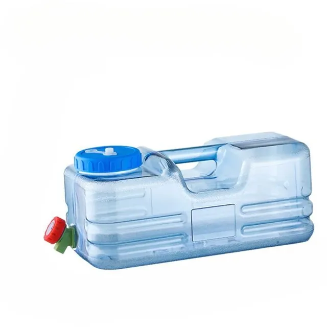 Portable water canister with tap