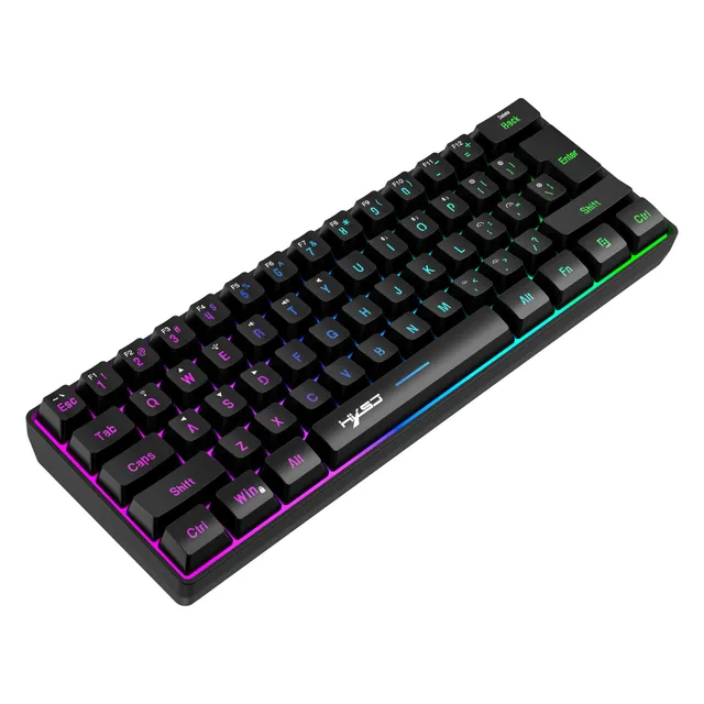 Mini tastatură de gaming cu retroiluminare RGB - wireless și impermeabilă