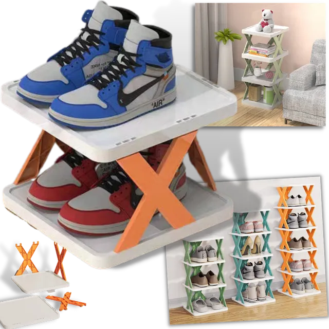 Multi-layer shoe rack