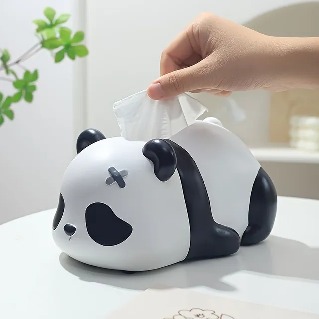 Jedna Kus Roztomilá Panda Krabička Na Ubrousky