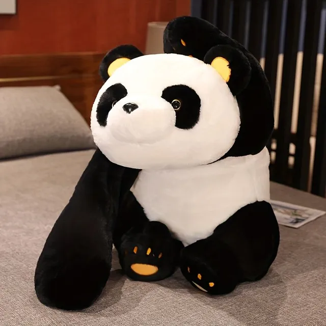 Large plush panda pillow - cute pet for your living room and bedroom