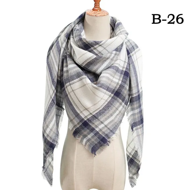 Women's stylish warm comfortable long scarf Lonny b26