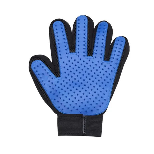 Coating gloves for hair removal