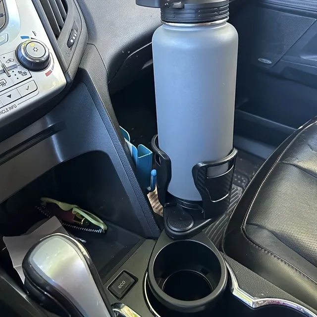 Rozkládací multifunkční držák nápojů do auta s telefonním držákem, organizérem, aromaterapií